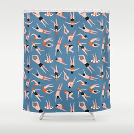 Swimming pool Shower Curtain