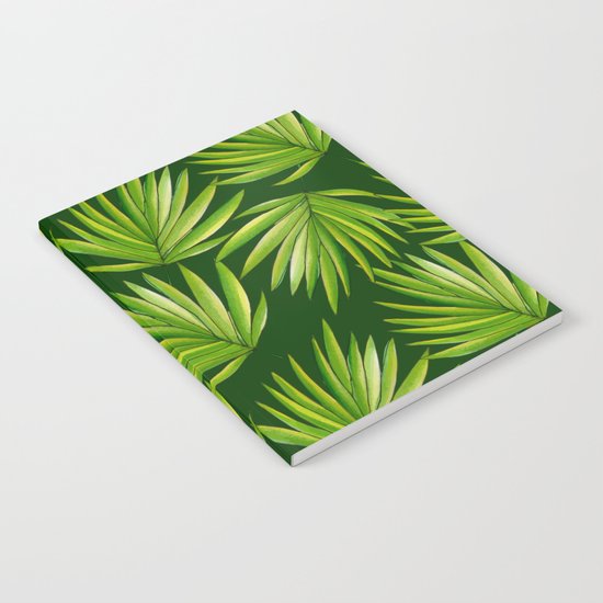 Tropical leaves Notebook