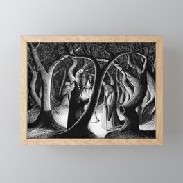 Wizards in the Woods Framed Mini Art Print