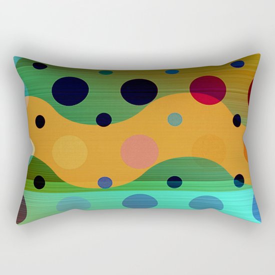 waves game II Rectangular Pillow