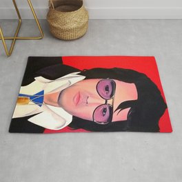 Elvis Painting Rug