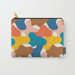 RETRO COLORFUL CURVY PATTERN Carry-All Pouch