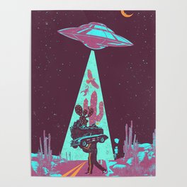 DESERT UFO Poster