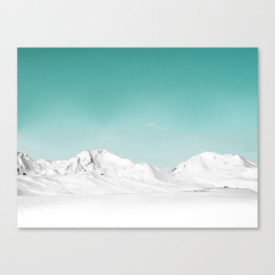 Pastel Mountain Canvas Print