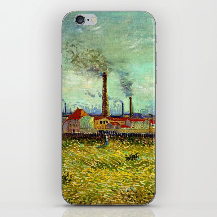 Vincent van Gogh "Factories at Clichy" iPhone Skin
