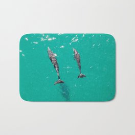 Isla Mujeres, Freedom (Dolphins) Bath Mat
