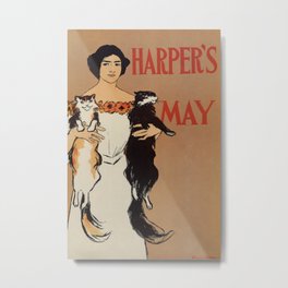 Harper's May 1898 Metal Print