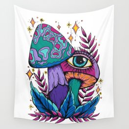 Mushrooms of Boundless Compassion Wall Tapestry