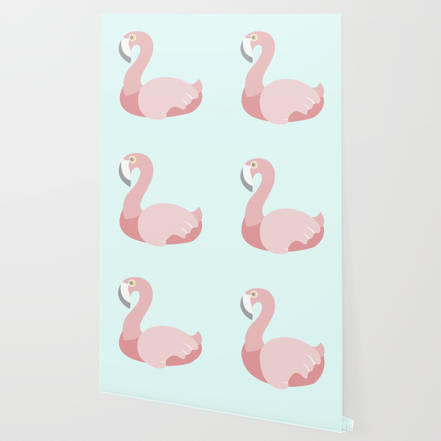 Pink Swan Wallpaper by NewburyBoutique | Society6