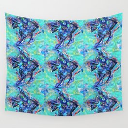 Colorful Tropical Fish Art - Wild Angel Wall Tapestry