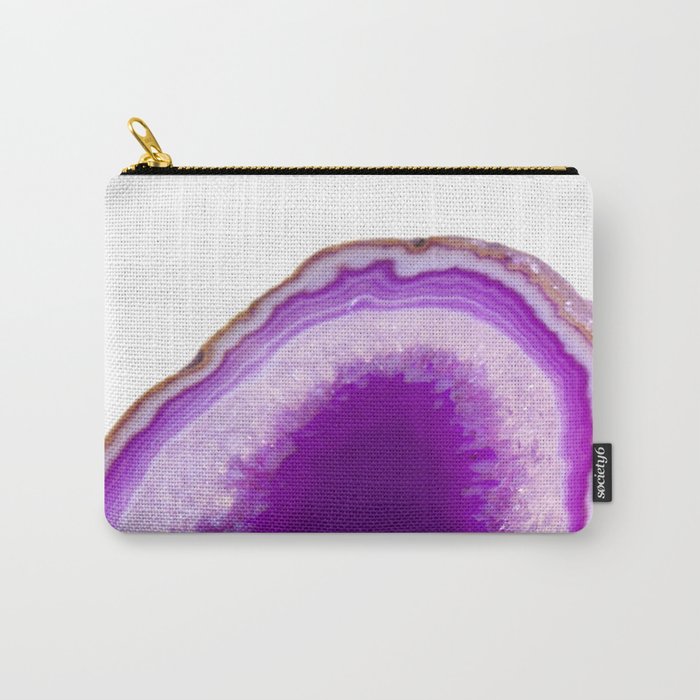 Brazilian Agate Slice Carry-All Pouch