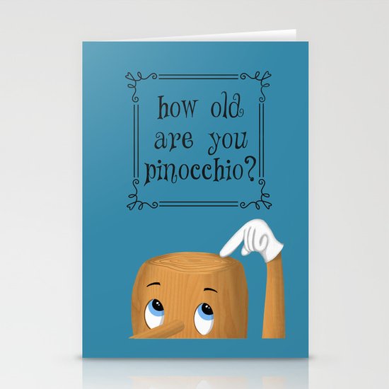 pinocchio Stationery Cards