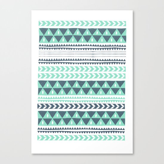 Winter Stripe Canvas Print
