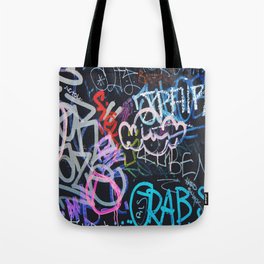 Graffiti Writing Tote Bag