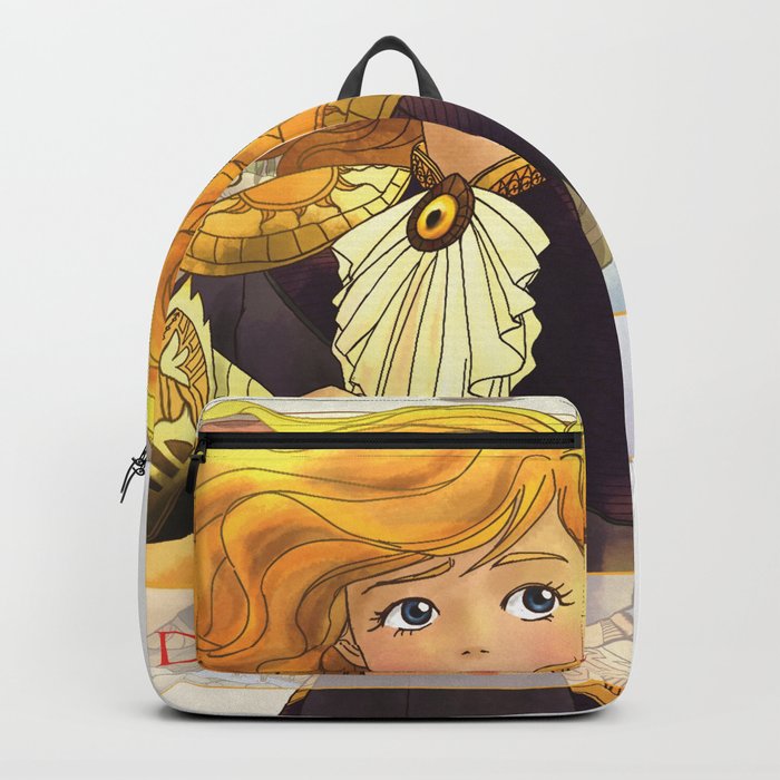 The Little Doll Girl: Cover Backpack
