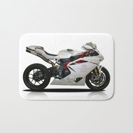 MV agusta RR F4 Bath Mat | Motorcycle, Twowheels, Edited, Racebike, Superbike, Motorbikebike, Digital, Photoshop, Digital Manipulation, Color 