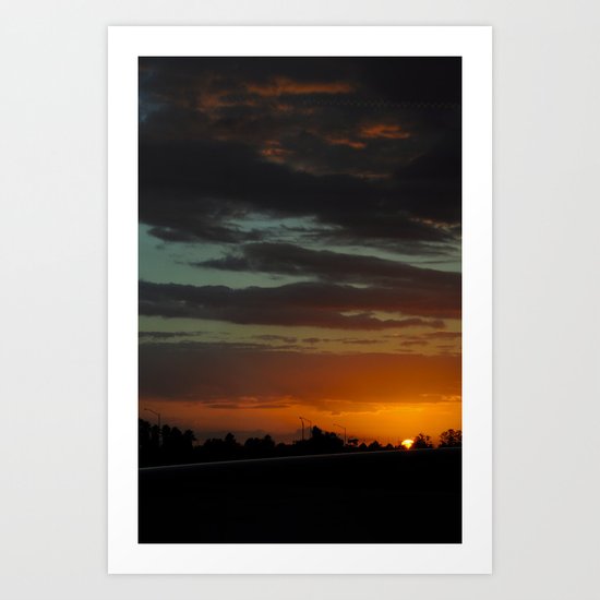 Orlando International Sunset Art Print