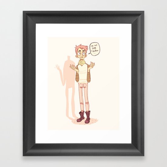 What do you mean 'Ghosts'? Framed Art Print