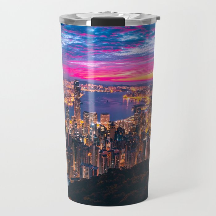 Sunset City (Color) Travel Mug