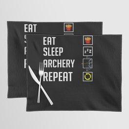 Archery Bows Arrows Deer Hunting Archer Placemat