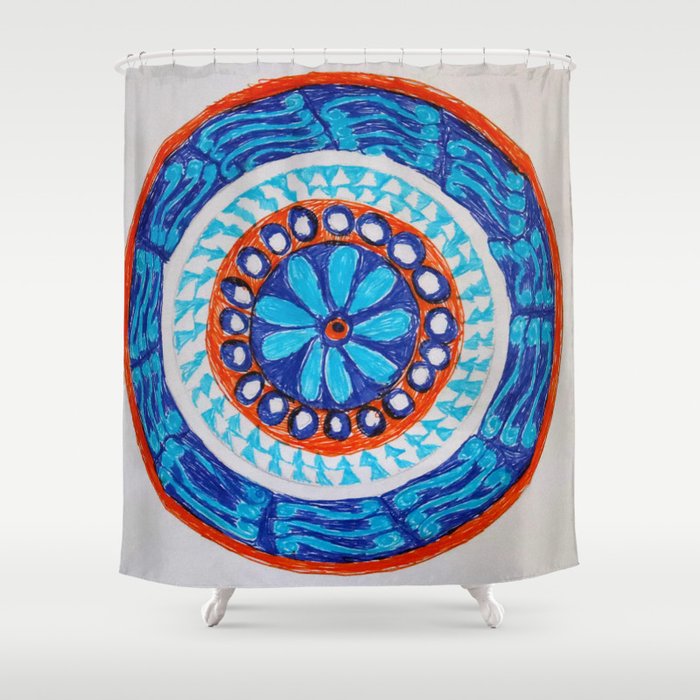 Talavera III Shower Curtain