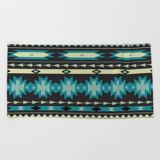 American Native Pattern No. 40 Beach Towel