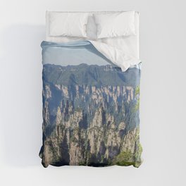 China Photography - Zhangjiajie National Forest Park Under The Blue Sky Duvet Cover