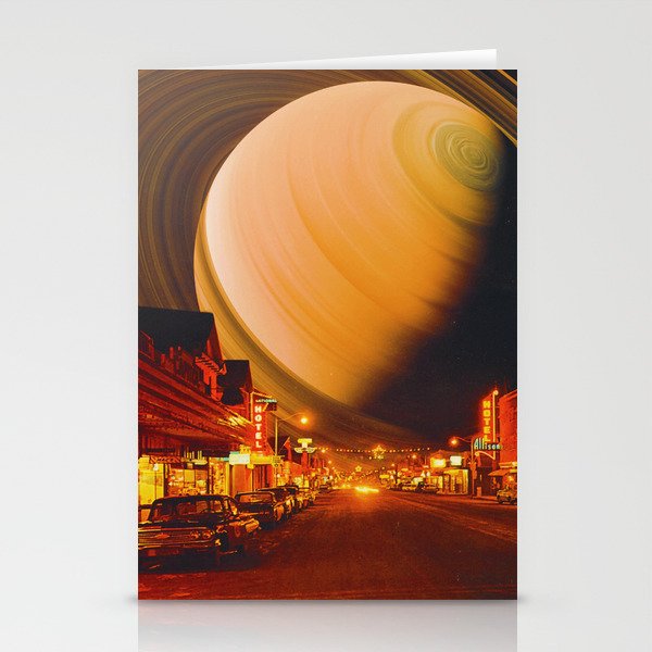 Saturn Nights Stationery Cards