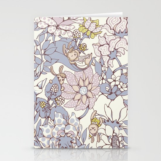 Garden party - jasmine tea version Stationery Cards