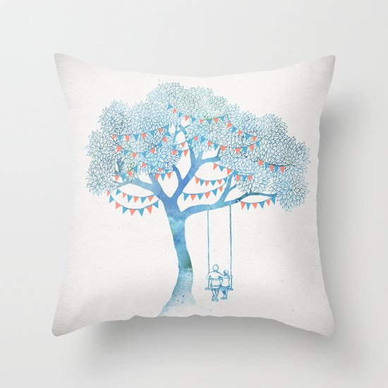 The Start of Something Throw Pillow