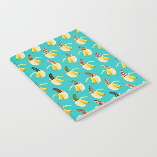 Anna Banana on blue Notebook