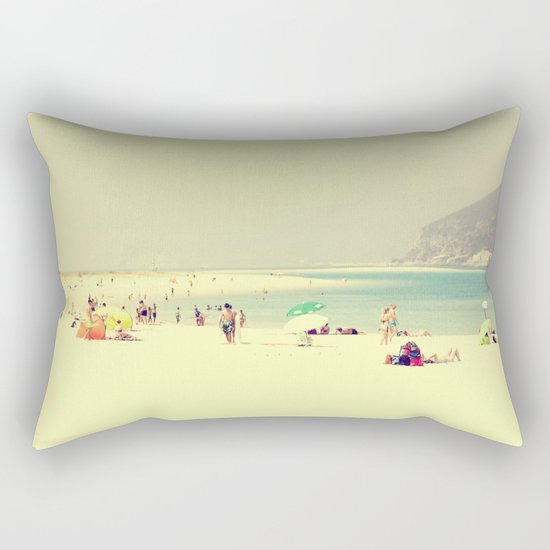 beach day Rectangular Pillow