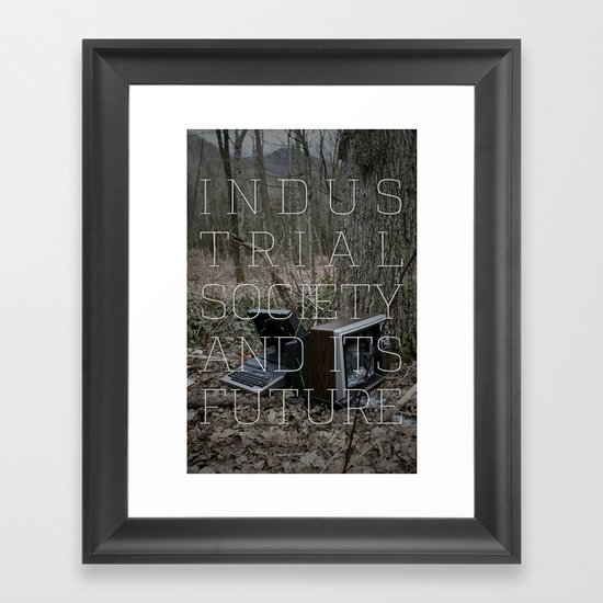 Technological Slavery Framed Art Print