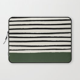 Forest Green x Stripes Laptop Sleeve