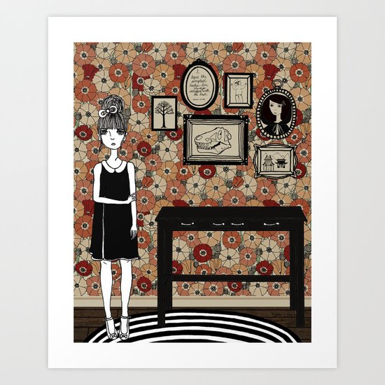 Madeleine's Hallway Art Print