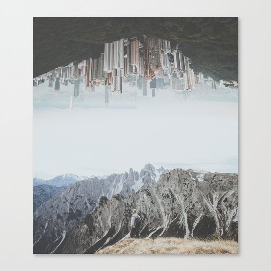 Between Earth & City II Canvas Print