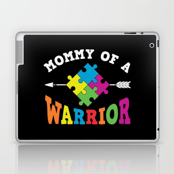 Mommy Of A Warrior Autism Awareness Laptop & iPad Skin