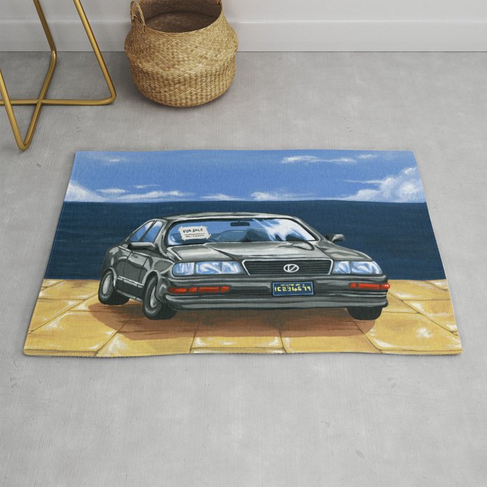 Street Fighter II Bonus Stage Car Rug
