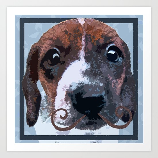 Dachstachioed Art Print