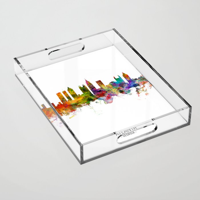 Atlanta Georgia Skyline Acrylic Tray