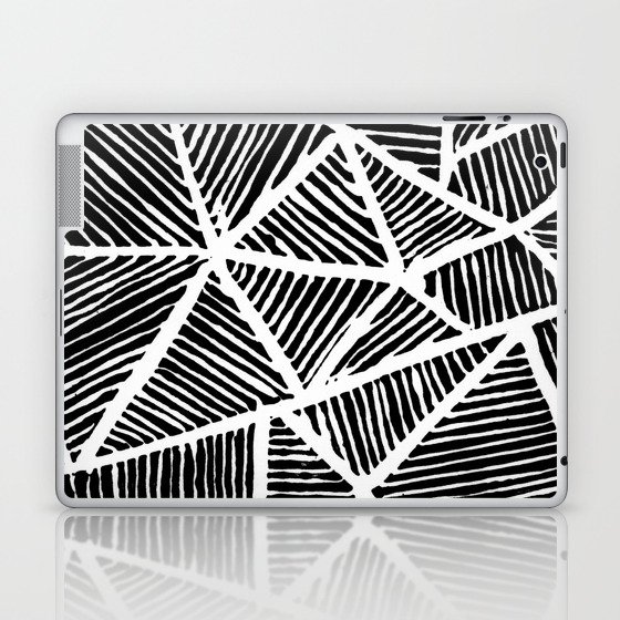 Geometry Black Lines Laptop & iPad Skin