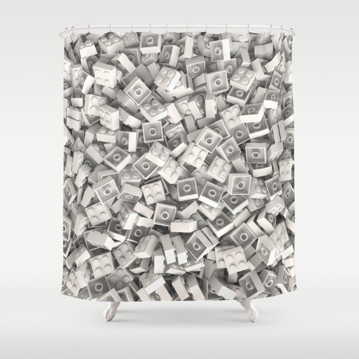 Lego Bricks Shower Curtain By Elixirgraphics Society6