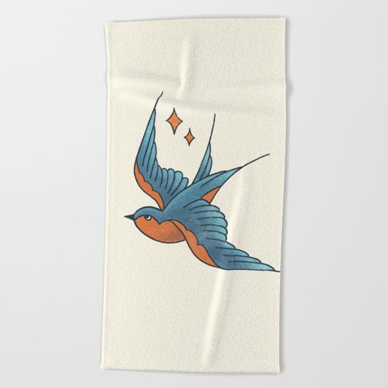 Swallow Flash Beach Towel