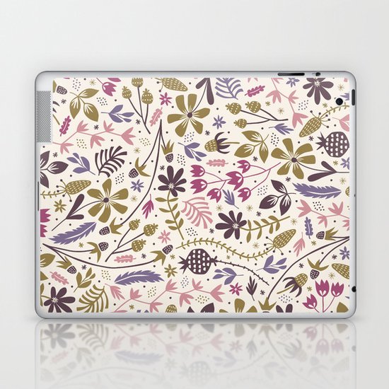 Vintage Blooms Laptop & iPad Skin
