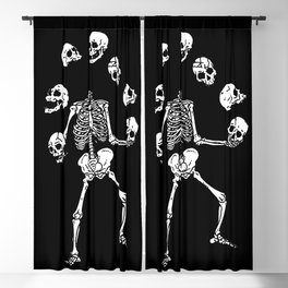 Circus of Skeleton Blackout Curtain
