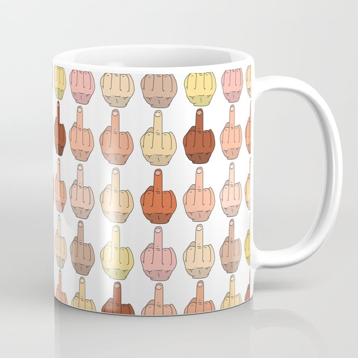 Multicultural Middle Fingers Coffee Mug