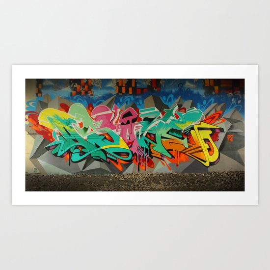 AS ONE GRAF PIECE 2 Art Print