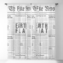 The Fake News Vol. 1, No. 1 Sheer Curtain