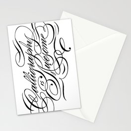 Calligraphy Is Awesome Stationery Cards