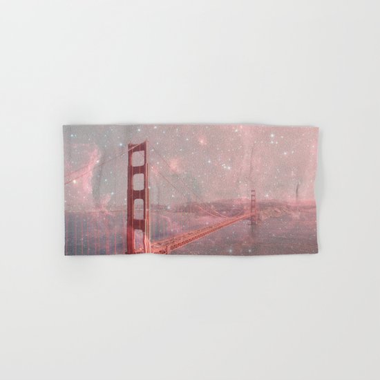 Stardust Covering San Francisco Hand & Bath Towel